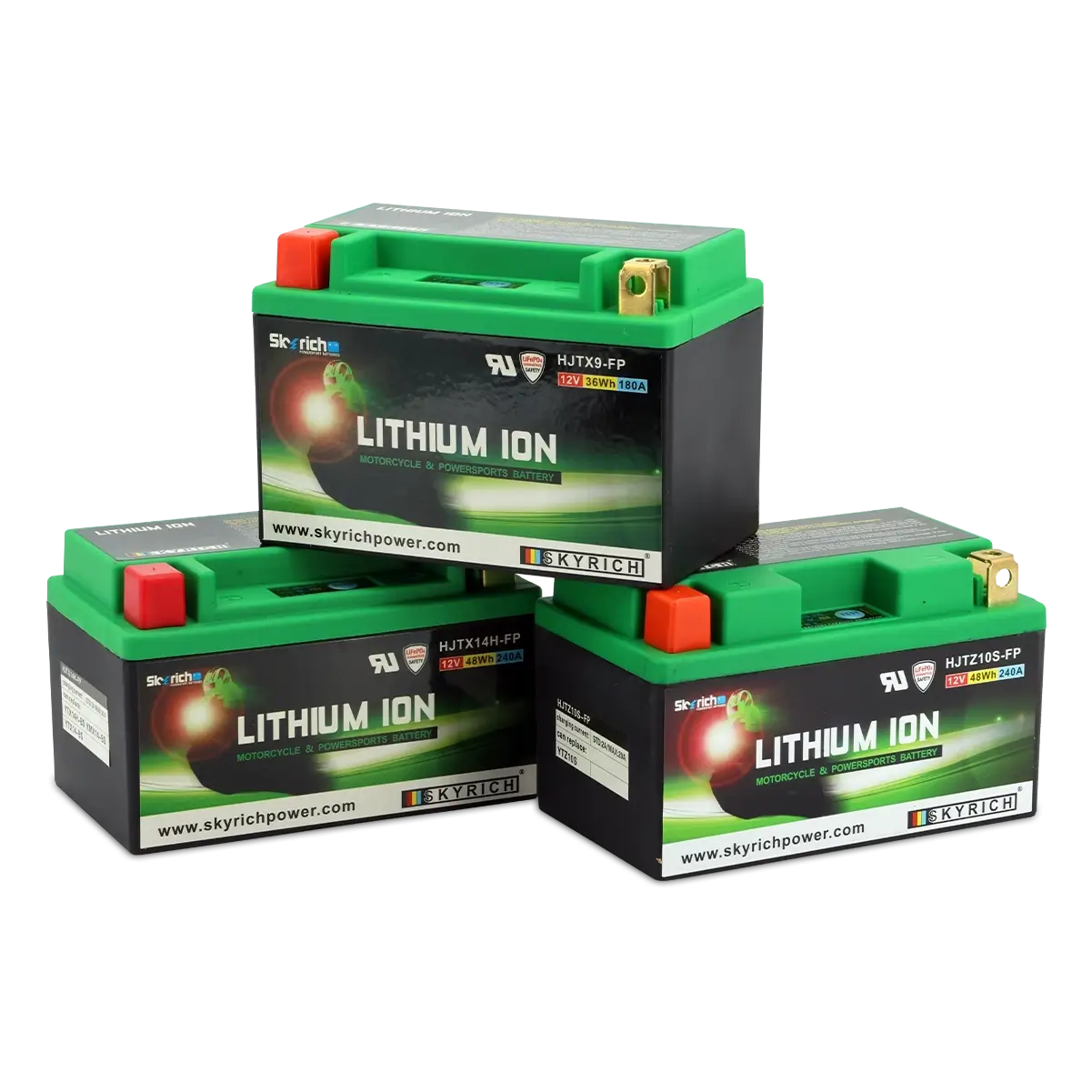Batterie Lithium YTX14-BS Skyrich Moto BMW,Honda,Kawasaki,Suzuki