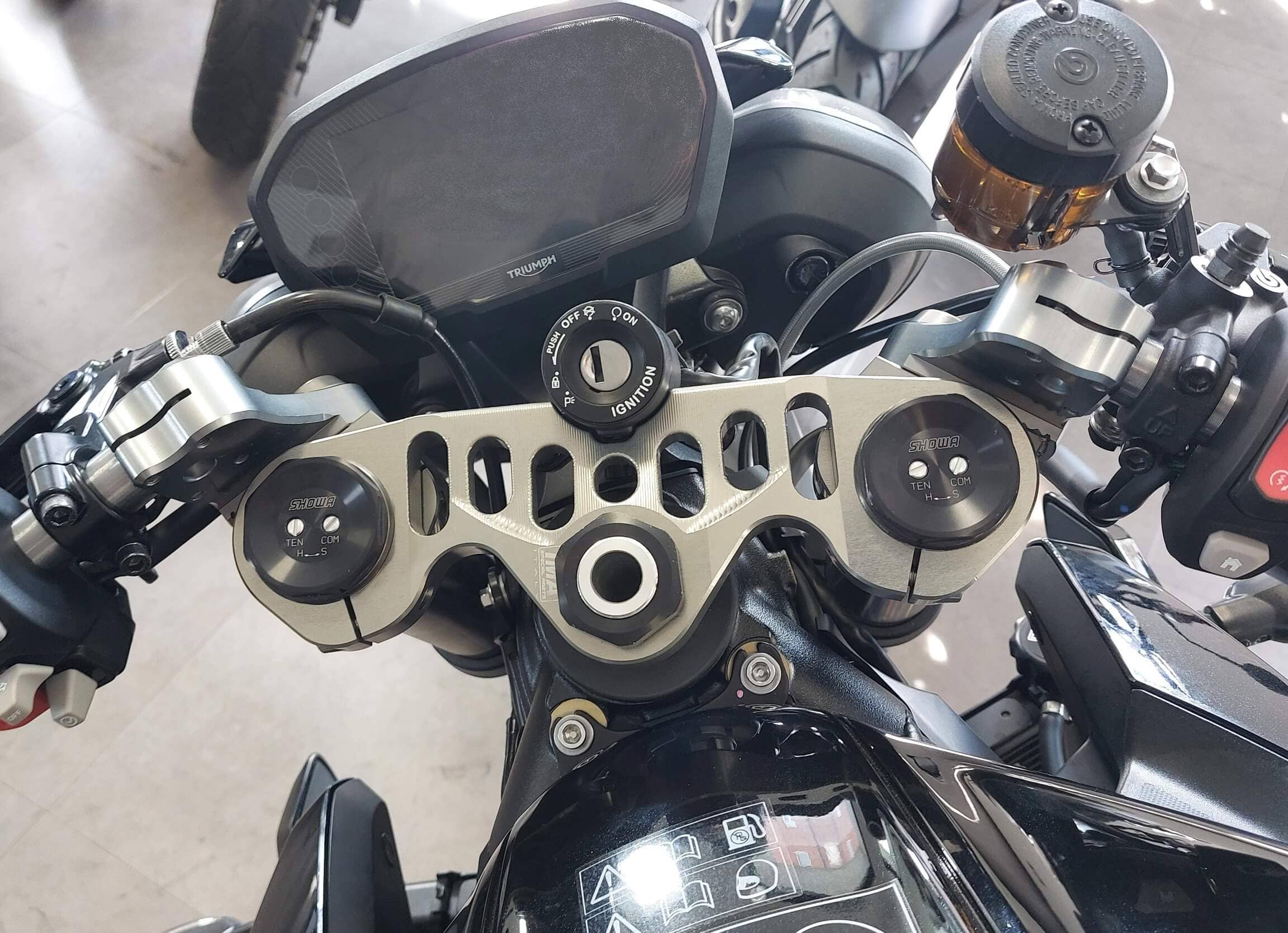 Té de fourche Moto 2 TRIUMPH Street Triple 765 IMA X THORN-BIKES – Image 2