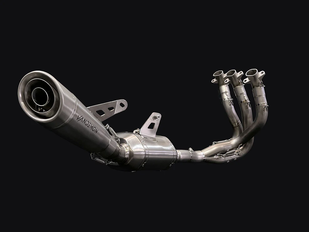 Échappement titane Slash Cut Vandemon pour Triumph Street Triple 765 S/R/RS & Moto2 (2023-2025 – Image 2