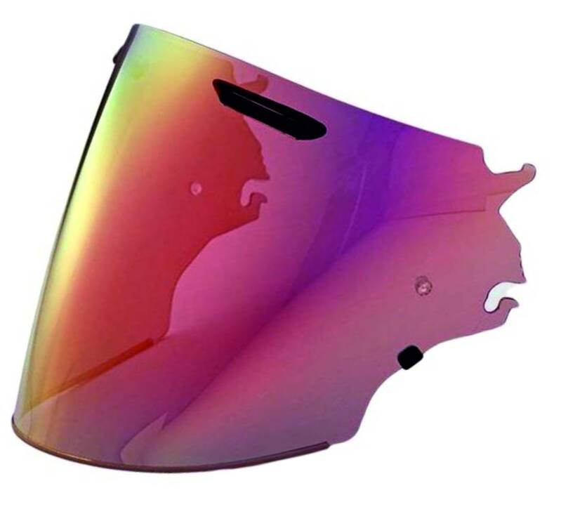 VISIÈRE IRIDIUM ROUGE et PROTECTION LYSION INCLUSE pour ARAI  SZ-R  / VAS-Z