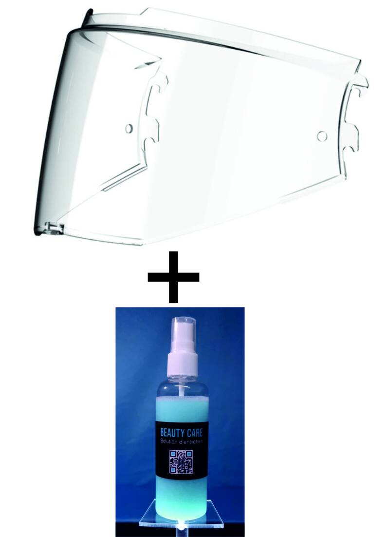 VISIÈRE TRANSPARENTE et PROTECTION LYSION INCLUSE pour LS2 ADVANT 2 / FF910 — avec PINLOCK / 100 ML – Image 5
