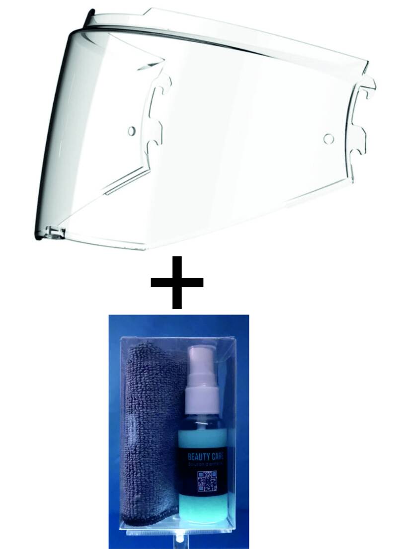 VISIÈRE TRANSPARENTE et PROTECTION LYSION INCLUSE pour LS2 ADVANT 2 / FF910 — avec PINLOCK / 100 ML – Image 3