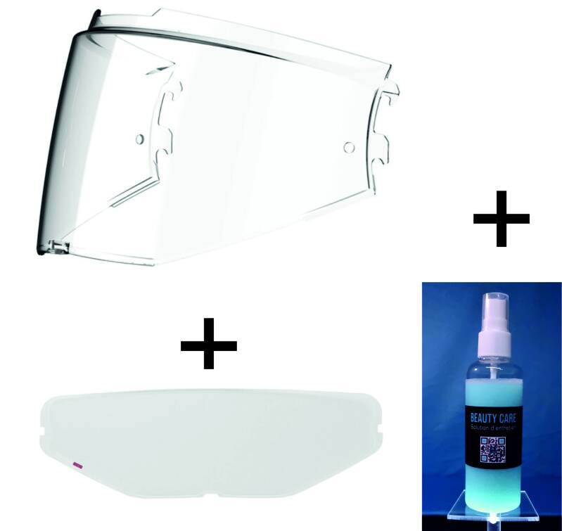 VISIÈRE TRANSPARENTE et PROTECTION LYSION INCLUSE pour LS2 ADVANT 2 / FF910 — avec PINLOCK / 100 ML – Image 8