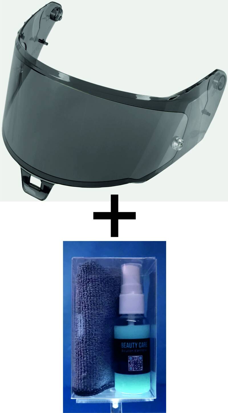 VISIÈRE FUMÉE FONCÉE et PROTECTION LYSION INCLUSE pour ALPINESTARS SUPERTECH R10 / AFHS-01 — avec PINLOCK / 100 ML – Image 2