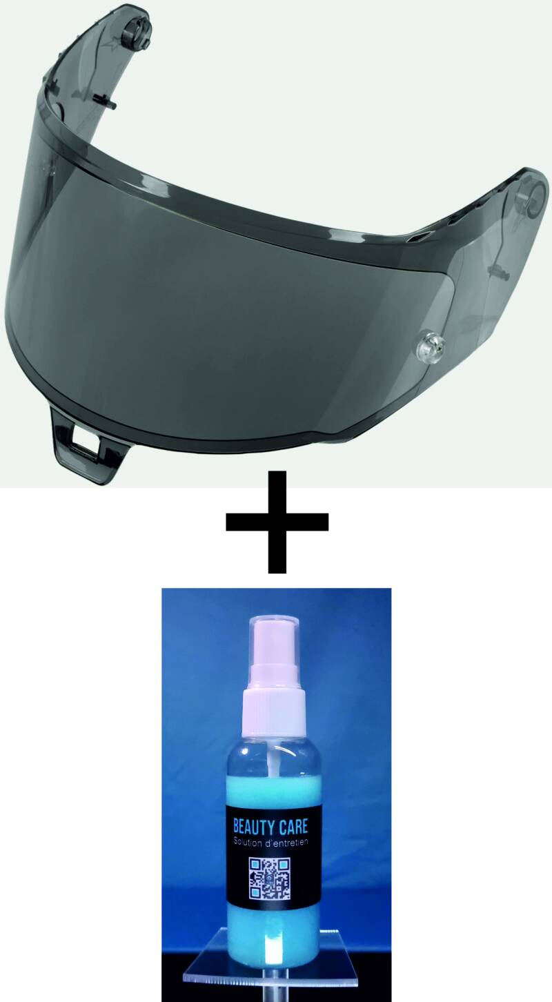 VISIÈRE FUMÉE FONCÉE et PROTECTION LYSION INCLUSE pour ALPINESTARS SUPERTECH R10 / AFHS-01 — avec PINLOCK / 100 ML – Image 3