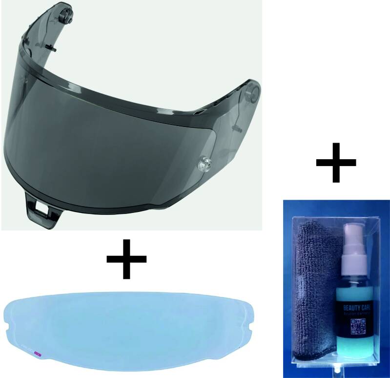 VISIÈRE FUMÉE FONCÉE et PROTECTION LYSION INCLUSE pour ALPINESTARS SUPERTECH R10 / AFHS-01 — avec PINLOCK / 100 ML – Image 6