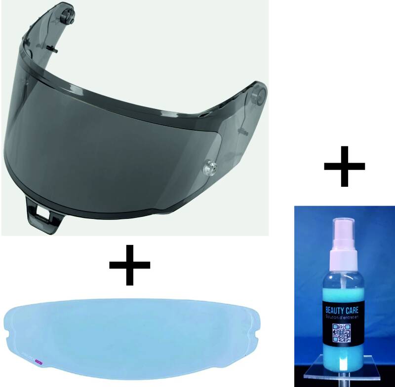 VISIÈRE FUMÉE FONCÉE et PROTECTION LYSION INCLUSE pour ALPINESTARS SUPERTECH R10 / AFHS-01 — avec PINLOCK / 100 ML – Image 7