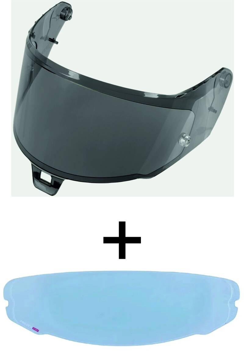 VISIÈRE FUMÉE FONCÉE et PROTECTION LYSION INCLUSE pour ALPINESTARS SUPERTECH R10 / AFHS-01 — avec PINLOCK / 100 ML – Image 5