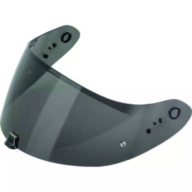 VISIÈRE FUMÉE FONCÉE et PROTECTION LYSION INCLUSE pour SCORPION EXO R1 - 1400 - 520 - 391 / KDF-16-1