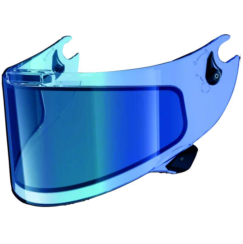 VISIÈRE IRIDIUM BLEU LC IRID PHOTOCHROMIE INSTANTANÉE et PROTECTION LYSION INCLUSE pour SHARK RACE-R PRO - RACE-R - AERON GP - SPEED-R / VZ100