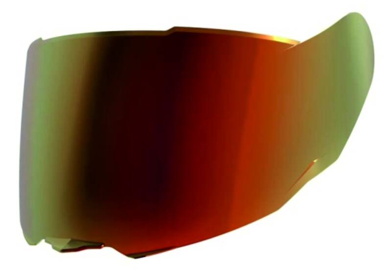 VISIÈRE IRIDIUM ROUGE et PROTECTION LYSION INCLUSE pour NEXX Y.100 - Y.100R