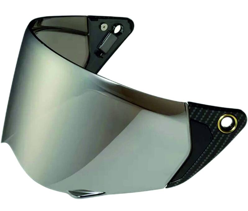 VISIÈRE IRIDIUM ARGENT et PROTECTION LYSION INCLUSE pour SCORPION HX1 / KDF-19