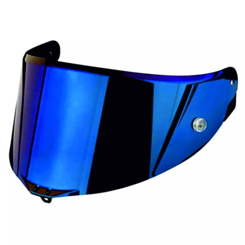 VISIÈRE IRIDIUM BLEU et PROTECTION LYSION INCLUSE pour AGV PISTA GP RR - PISTA GP R -  CORSA R - MPLK