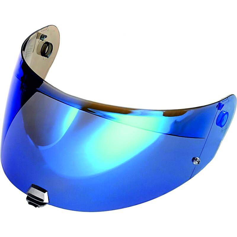 VISIÈRE IRIDIUM BLEU et PROTECTION LYSION INCLUSE pour HJC RPHA90 / HJ-29