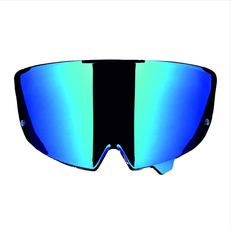 VISIÈRE IRIDIUM BLEU et PROTECTION LYSION INCLUSE pour RUROC EOX