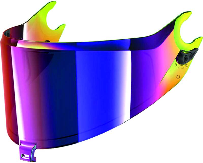 VISIÈRE IRIDIUM RAINBOW et PROTECTION LYSION INCLUSE pour SHARK SPARTAN RS - SPARTAN RS CARBON - SPARTAN GT - SPARTAN GT CARBON - SPARTAN GT PRO - SPARTAN GT PRO CARBON / VZ300