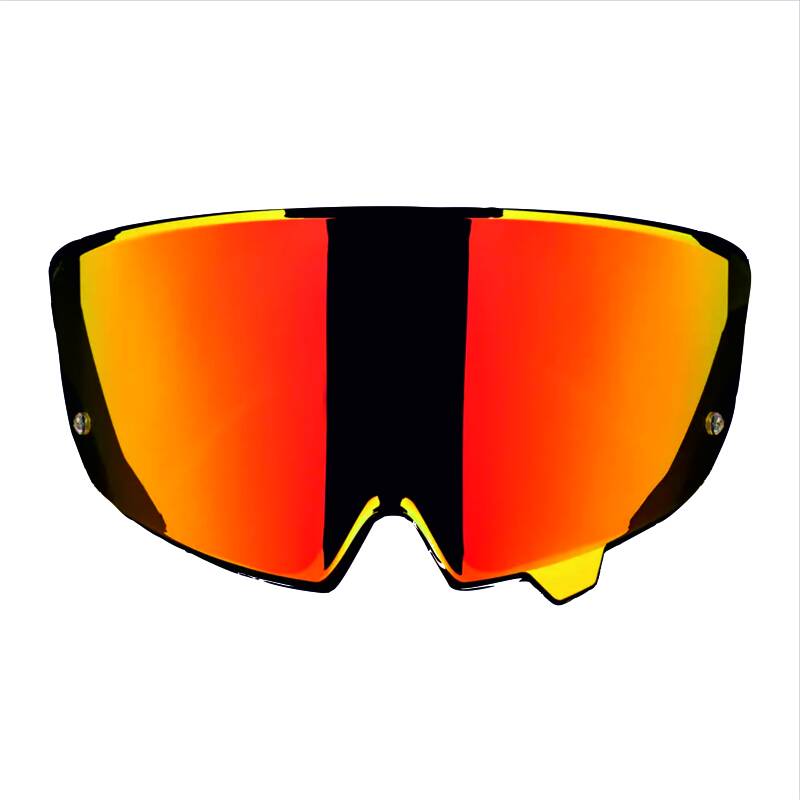 VISIÈRE IRIDIUM ROUGE et PROTECTION LYSION INCLUSE pour RUROC EOX