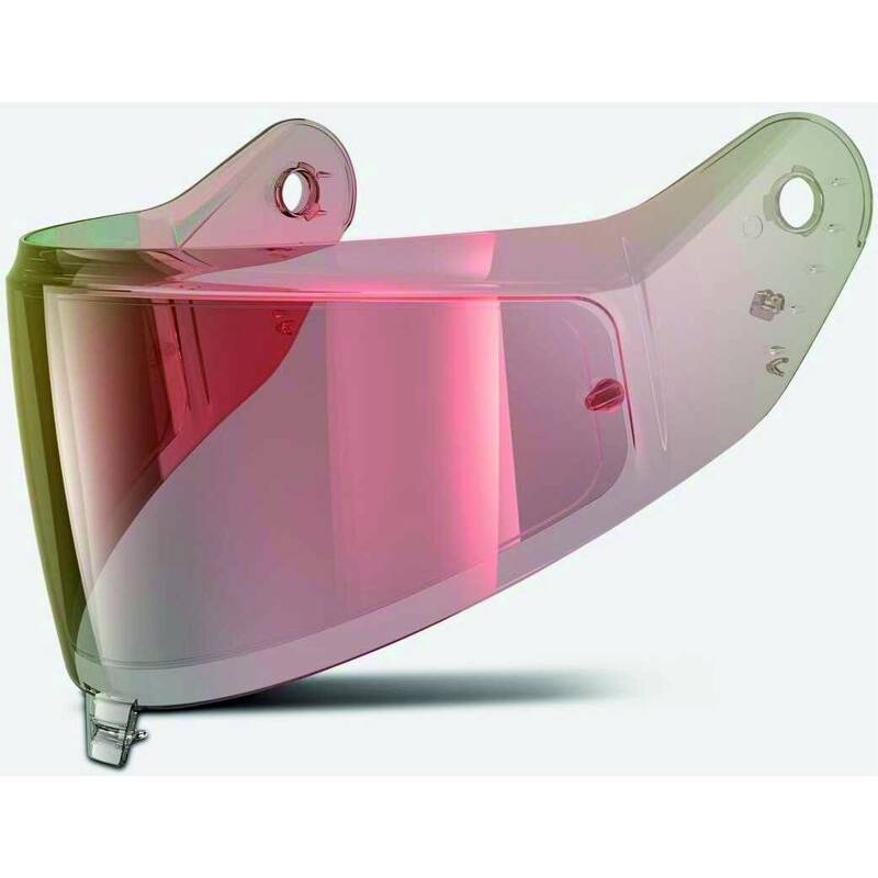 VISIÈRE IRIDIUM ROUGE et PROTECTION LYSION INCLUSE pour SHARK SKWAL i3 - D-SKWAL 3 - RIDILL 2 / VZ400