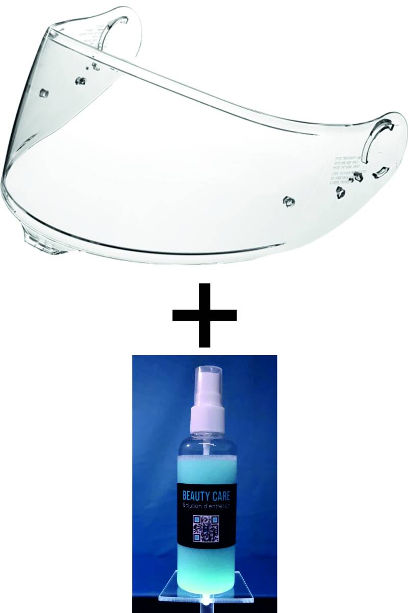 VISIÈRE TRANSPARENTE et PROTECTION LYSION INCLUSE pour SHOEI GT AIR 3 / CNS-1C — avec PINLOCK / 100 ML – Image 4