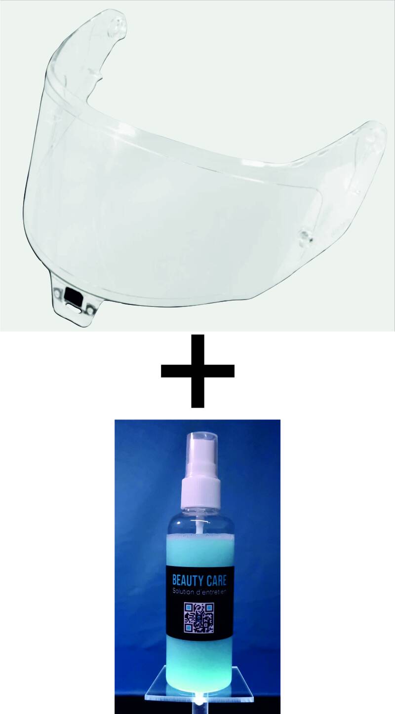 VISIÈRE TRANSPARENTE et PROTECTION LYSION INCLUSE pour ALPINESTARS SUPERTECH R10 / AFHS-01 — avec PINLOCK / 100 ML – Image 4