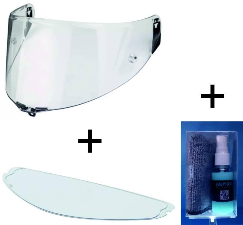 VISIÈRE TRANSPARENTE et PROTECTION LYSION INCLUSE pour AGV PISTA GP RR - PISTA GP R - CORSA R - MPLK — sans PINLOCK / 100 ML – Image 3
