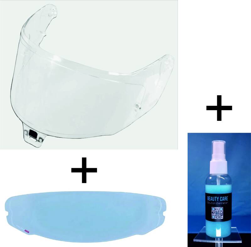 VISIÈRE TRANSPARENTE et PROTECTION LYSION INCLUSE pour ALPINESTARS SUPERTECH R10 / AFHS-01 — avec PINLOCK / 100 ML – Image 8